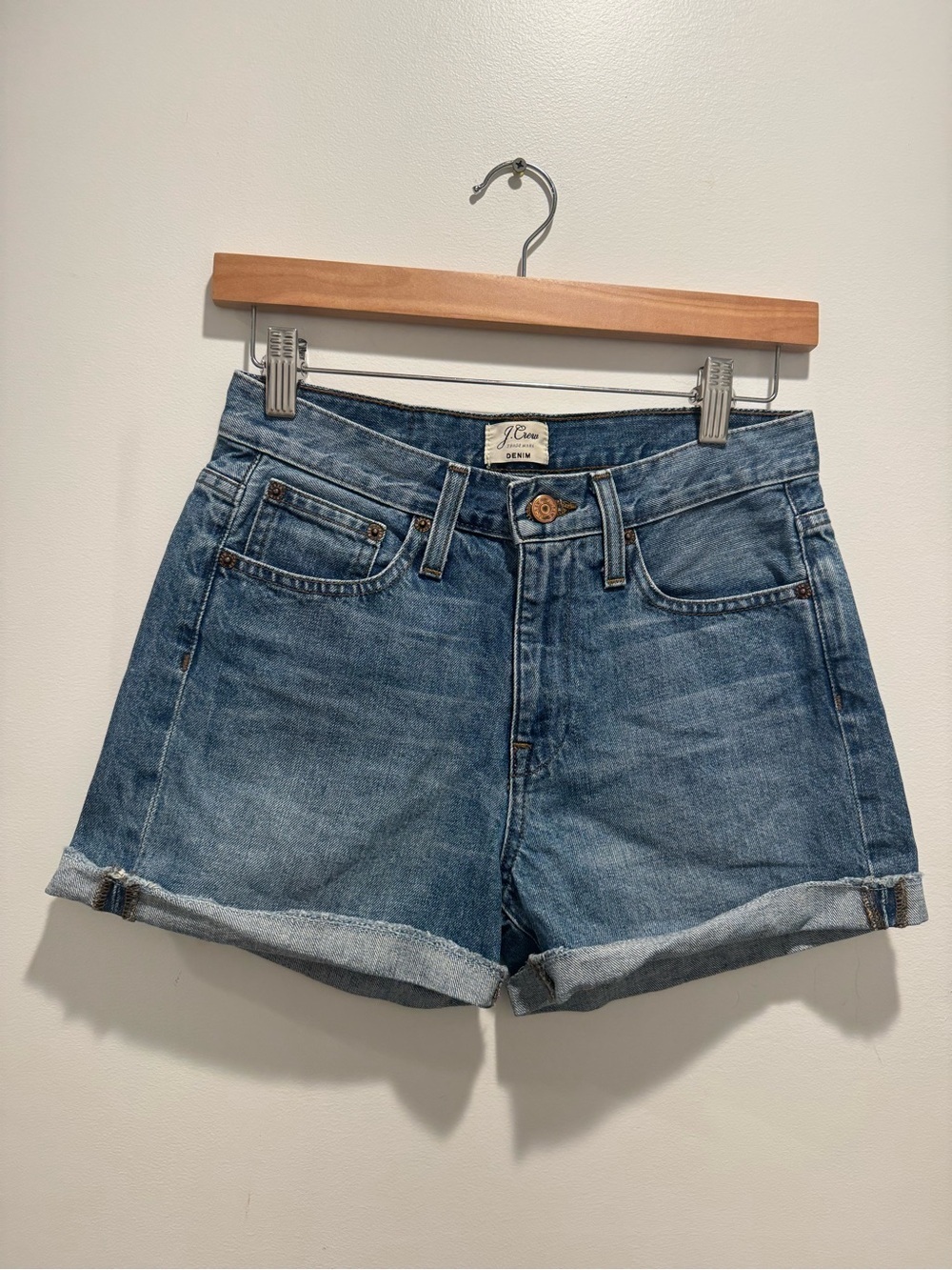 J. Crew Women's Blue Denim Shorts